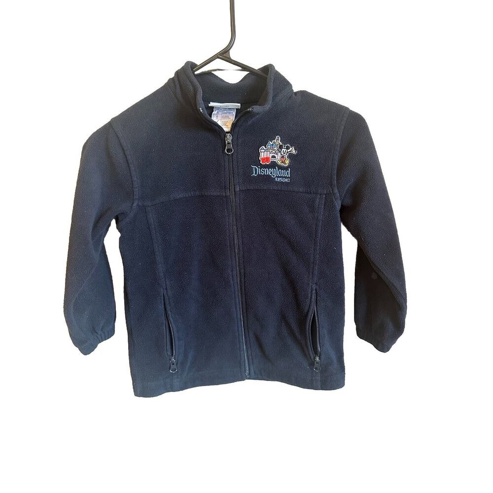 Disneyland Resort Disneyland Parks Fleece Zip Up Embroidered Youth Size S EUC